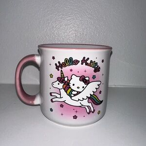 HELLO KITTY UNICORN COFFEE MUG CUP CUTE AESTHETIC PRETTY RARE